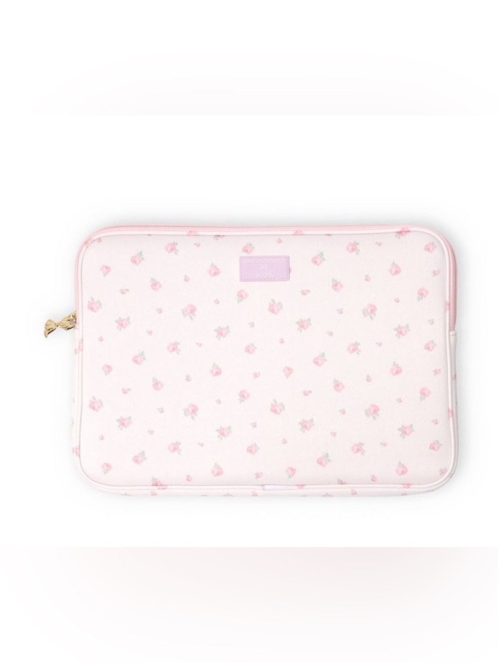 IN HAND LoveShackFancy Yoobi Blooming Heirloom Laptop Sleeve Strawberry Macaroon